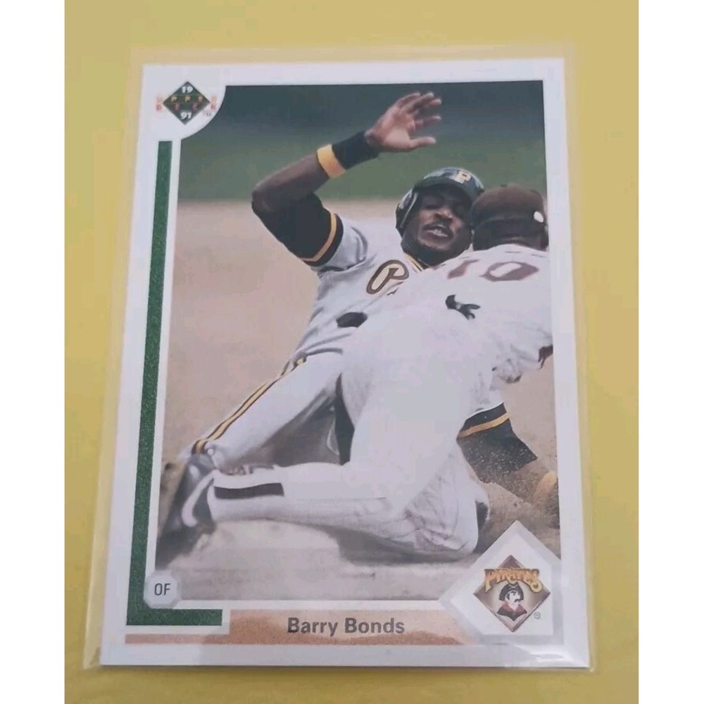 Barry Bonds 1991 Upper Deck Baseball Card 154 Pittsburgh Pirates MLB